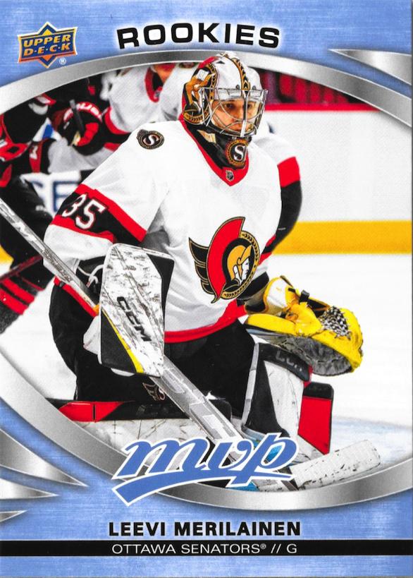 Leevi Merilainen 
ROO, RC #243 Ottawa Senators | 2023-24 Upper Deck MVP | NHL Card