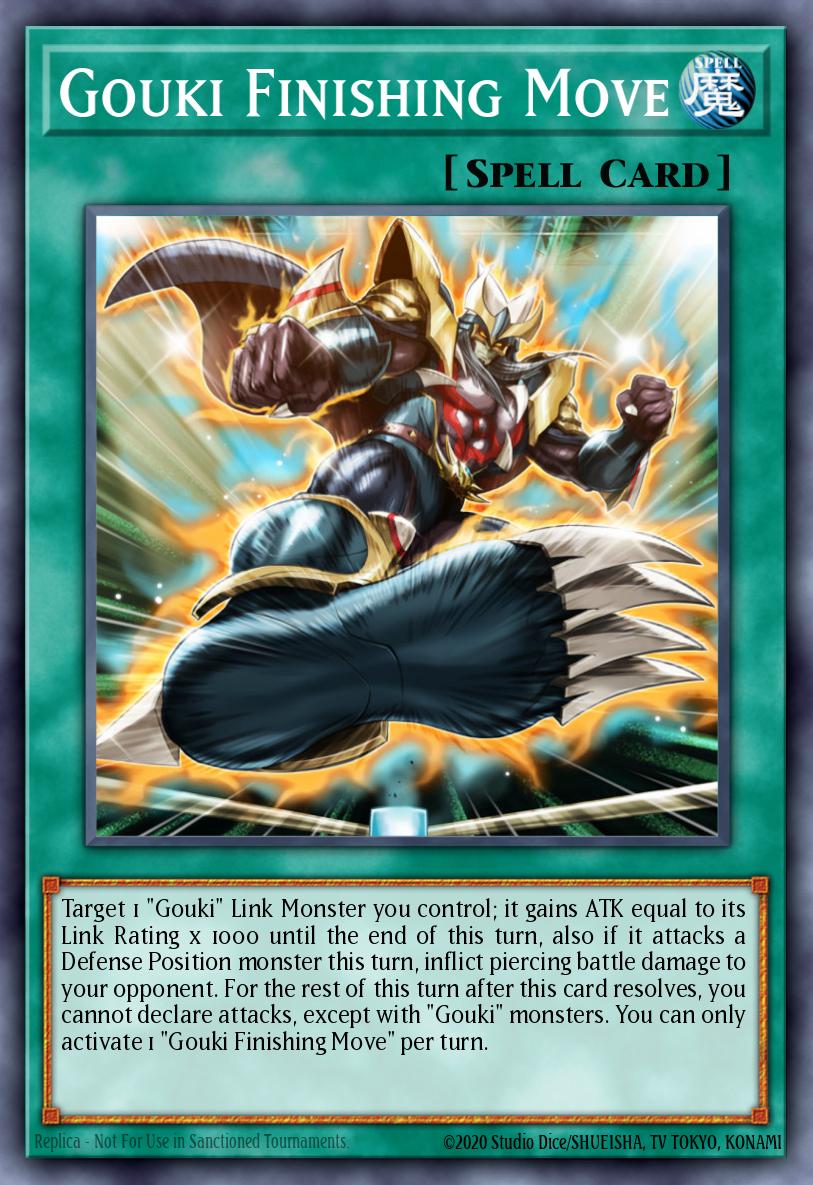 Gouki Finishing Move - MP22-EN185 Super Rare | Yu-Gi-Oh! Card Brickheads Collectables Gouki Finishing Move - MP22-EN185 Super Rare | Yu-Gi-Oh! Card Brickheads Collectables