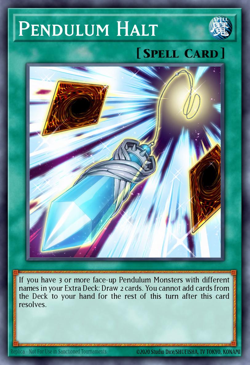 yugioh cards that add cards to your hand Pendulum Halt - DANE-EN097 Super Rare
