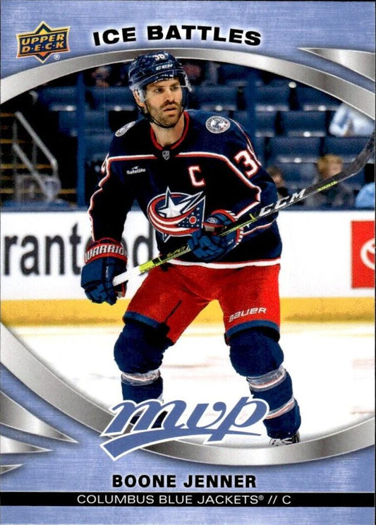 Boone Jenner #51 Columbus Blue Jackets | 2023-24 Upper Deck MVP - Ice Battles | NHL Card