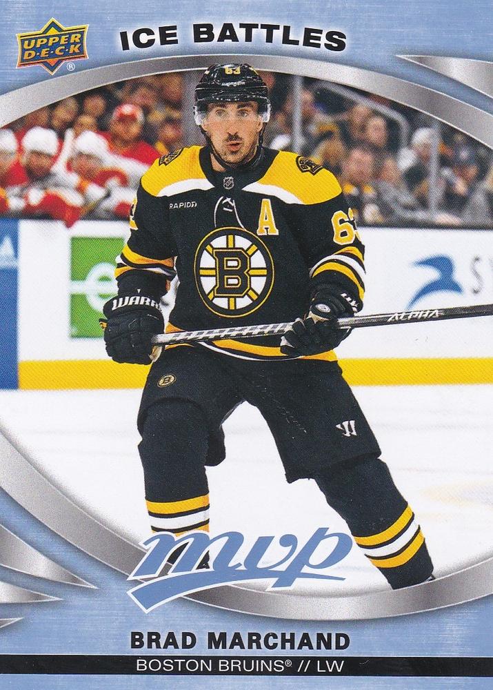 Brad Marchand #76 Boston Bruins | 2023-24 Upper Deck MVP - Ice Battles | NHL Card