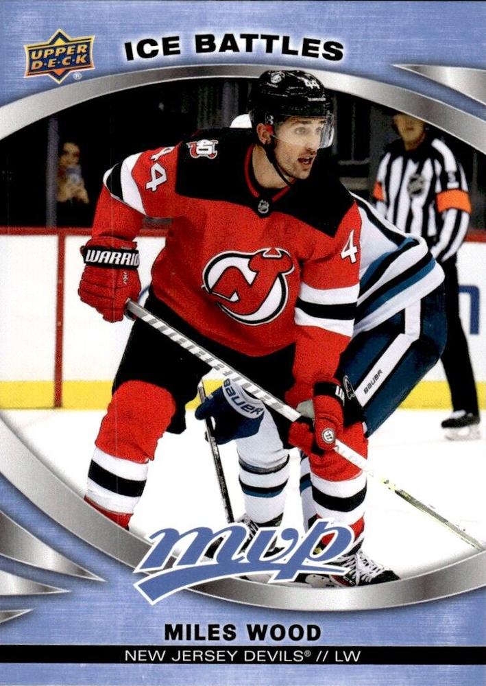 Miles Wood #151 New Jersey Devils | 2023-24 Upper Deck MVP - Ice Battles | NHL Card
