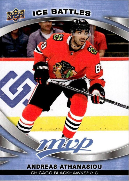 Andreas Athanasiou #153 Chicago Blackhawks | 2023-24 Upper Deck MVP - Ice Battles | NHL Card