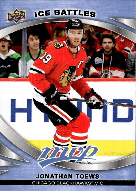 Jonathan Toews #155 Chicago Blackhawks | 2023-24 Upper Deck MVP - Ice Battles | NHL Card