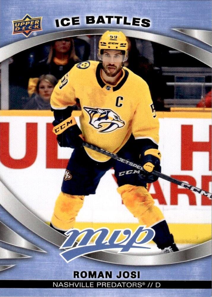 Roman Josi #166 Nashville Predators | 2023-24 Upper Deck MVP - Ice Battles | NHL Card