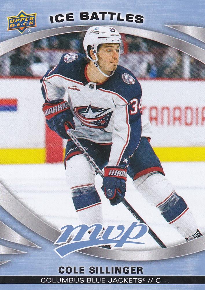 Cole Sillinger #219 Columbus Blue Jackets | 2023-24 Upper Deck MVP - Ice Battles | NHL Card