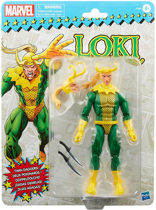 Loki | Marvel 6” Legends Retro | Hasbro Action Figure