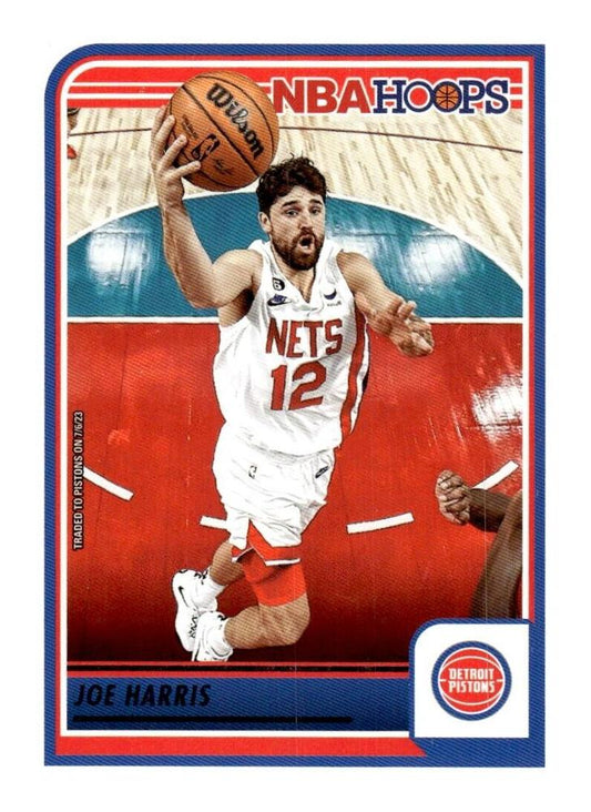 Joe Harris #1 Detroit Pistons | 2023-24 Hoops | NBA Trading Card