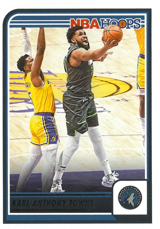 Karl-Anthony Towns #19 Minnesota Timberwolves | 2023-24 Hoops | NBA Trading Card