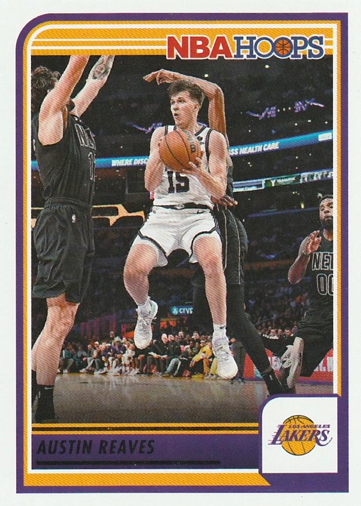 Austin Reaves #41 Los Angeles Lakers | 2023-24 Hoops | NBA Trading Card