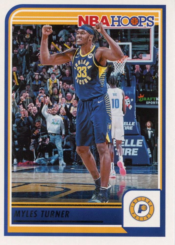 Myles Turner #56 Indiana Pacers | 2023-24 Hoops | NBA Trading Card