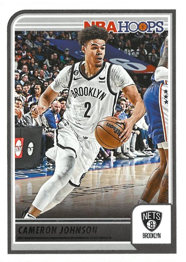 Cameron Johnson #57 Brooklyn Nets | 2023-24 Hoops | NBA Trading Card