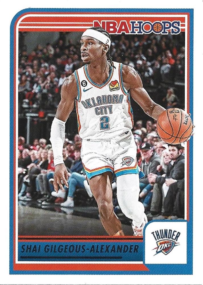 Shai Gilgeous-Alexander #59 Oklahoma City Thunder | 2023-24 Hoops | NBA Card