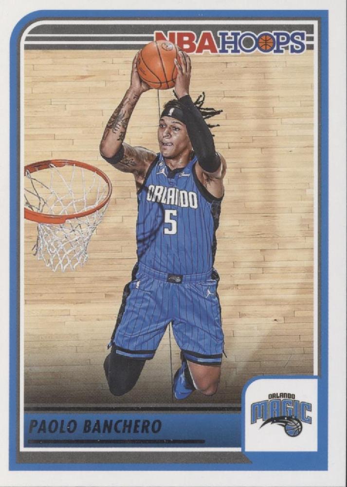 Paolo Banchero #76 Orlando Magic | 2023-24 Hoops | NBA Trading Card