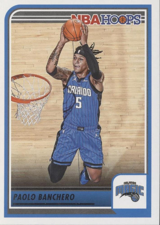 Paolo Banchero #76 Orlando Magic | 2023-24 Hoops | NBA Trading Card
