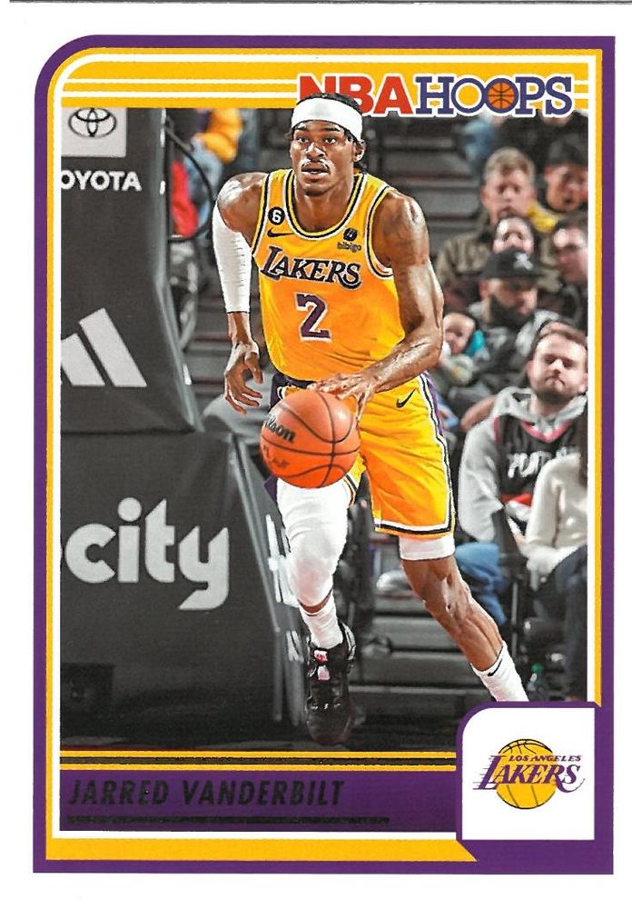 Jarred Vanderbilt #100 Los Angeles Lakers | 2023-24 Hoops | NBA Trading Card