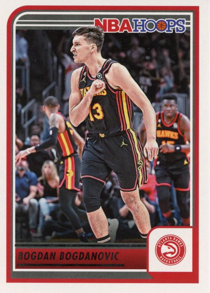 Bogdan Bogdanovic #101 Atlanta Hawks | 2023-24 Hoops | NBA Trading Card