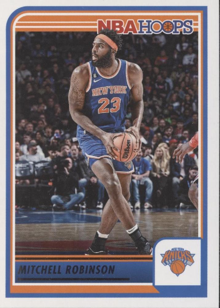 Mitchell Robinson #121 New York Knicks | 2023-24 Hoops | NBA Trading Card