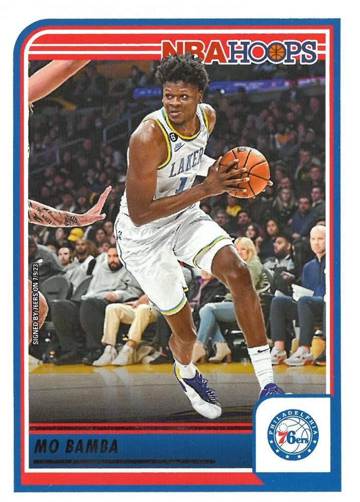 Mo Bamba #152 Philadelphia 76ers | 2023-24 Hoops | NBA Trading Card