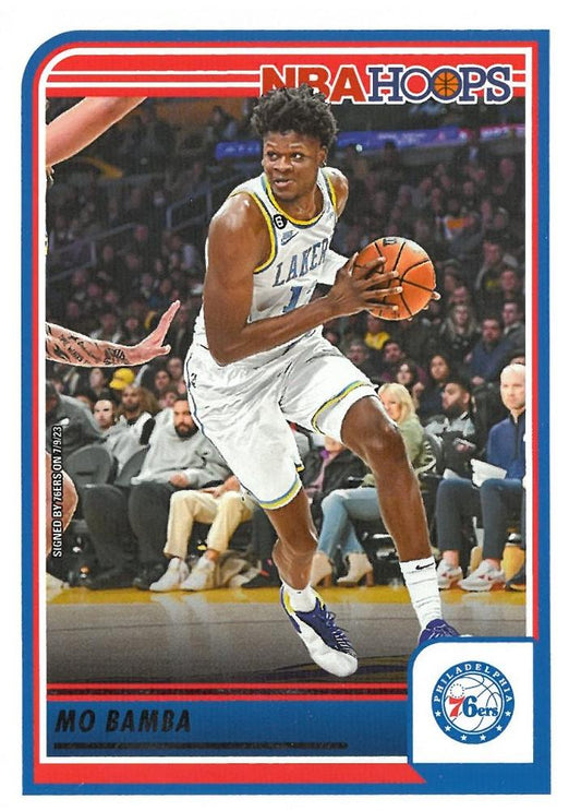 Mo Bamba #152 Philadelphia 76ers | 2023-24 Hoops | NBA Trading Card