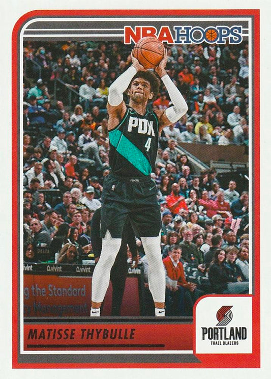 Matisse Thybulle #155 Portland Trail Blazers | 2023-24 Hoops | NBA Trading Card