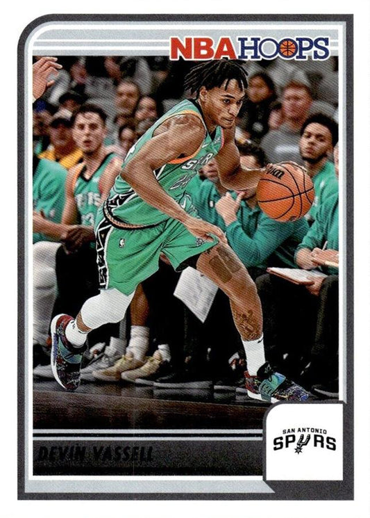 Devin Vassell #177 San Antonio Spurs | 2023-24 Hoops | NBA Trading Card