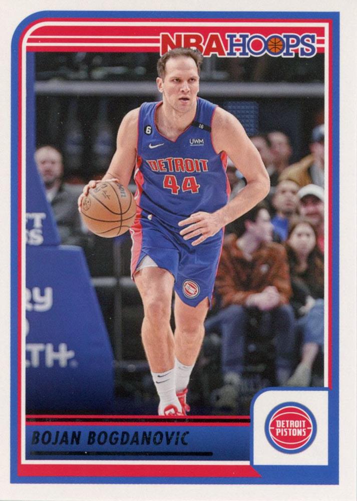 Bojan Bogdanovic #193 Detroit Pistons | 2023-24 Hoops | NBA Trading Card