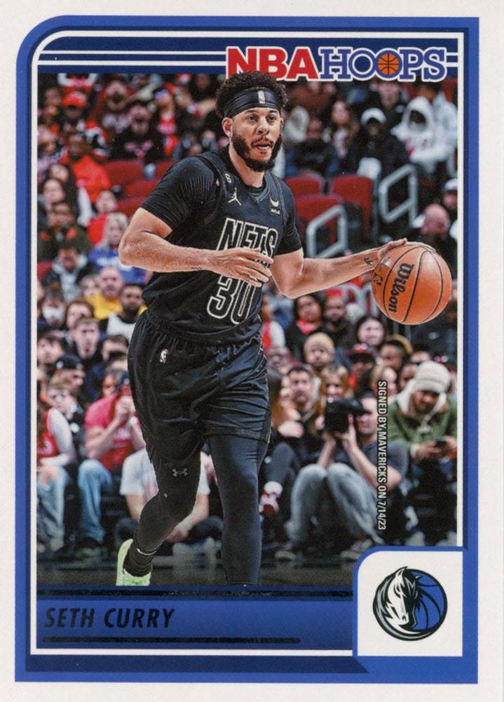 Seth Curry #216 Dallas Mavericks | 2023-24 Hoops | NBA Trading Card