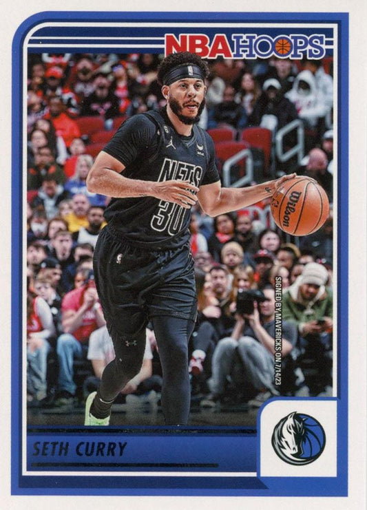Seth Curry #216 Dallas Mavericks | 2023-24 Hoops | NBA Trading Card