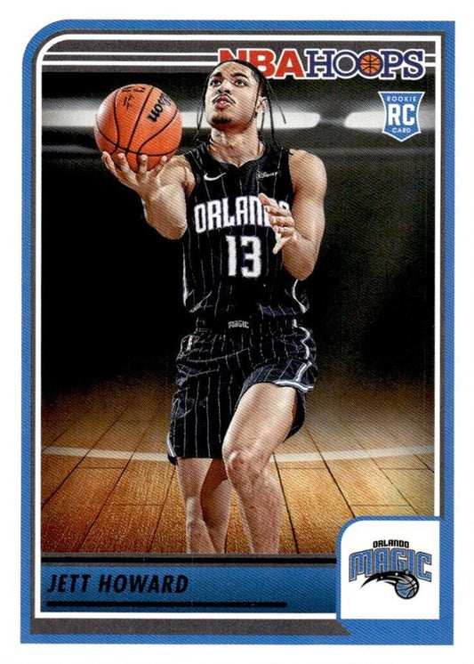 Jett Howard
RC #248 Orlando Magic | 2023-24 Hoops | NBA Trading Card