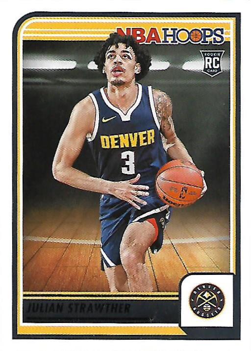 Julian Strawther
RC #250 Denver Nuggets | 2023-24 Hoops | NBA Trading Card