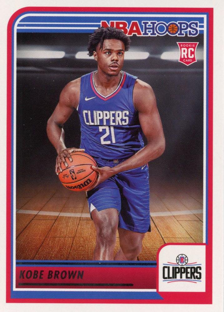 Kobe Brown
RC #253 Los Angeles Clippers | 2023-24 Hoops | NBA Trading Card
