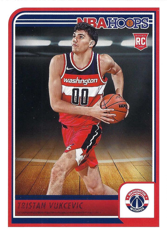 Tristan Vukcevic
RC #254 Washington Wizards | 2023-24 Hoops | NBA Trading Card