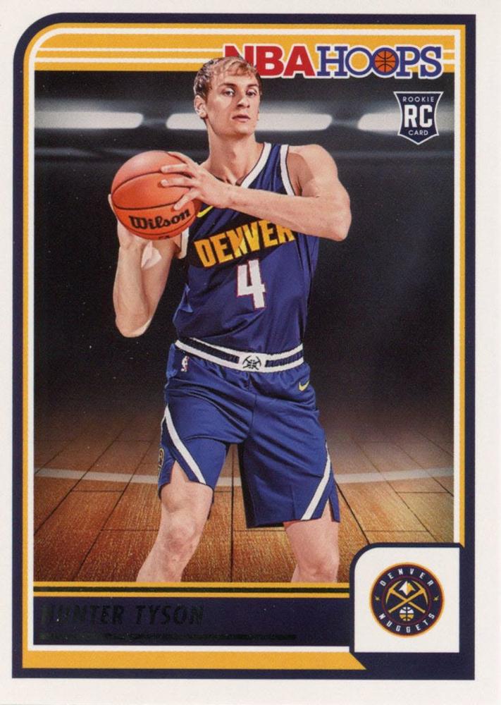Hunter Tyson
RC #259 Denver Nuggets | 2023-24 Hoops | NBA Trading Card