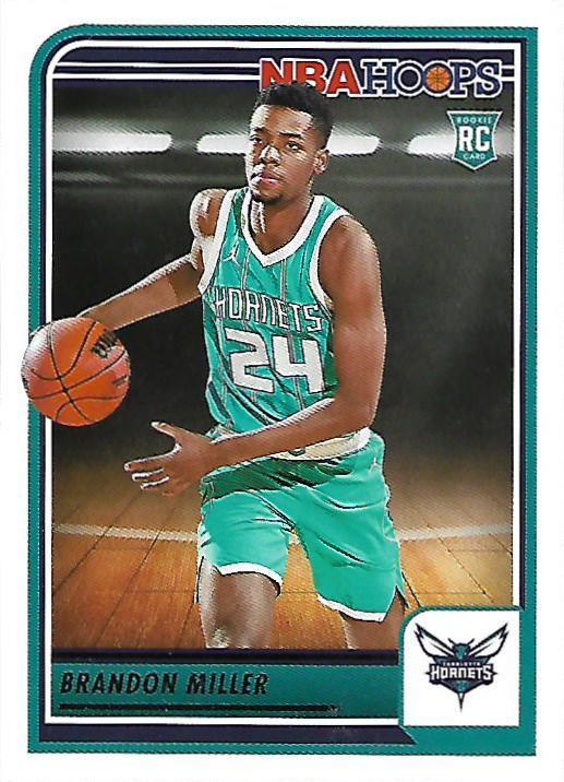 Brandon Miller
RC #272 Charlotte Hornets | 2023-24 Hoops | NBA Trading Card
