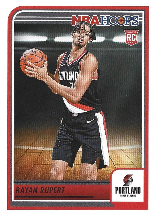 Rayan Rupert
RC #273 Portland Trail Blazers | 2023-24 Hoops | NBA Trading Card
