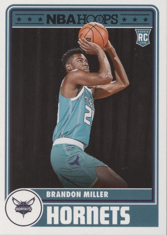 Brandon Miller
HT #284 Charlotte Hornets | 2023-24 Hoops | NBA Trading Card