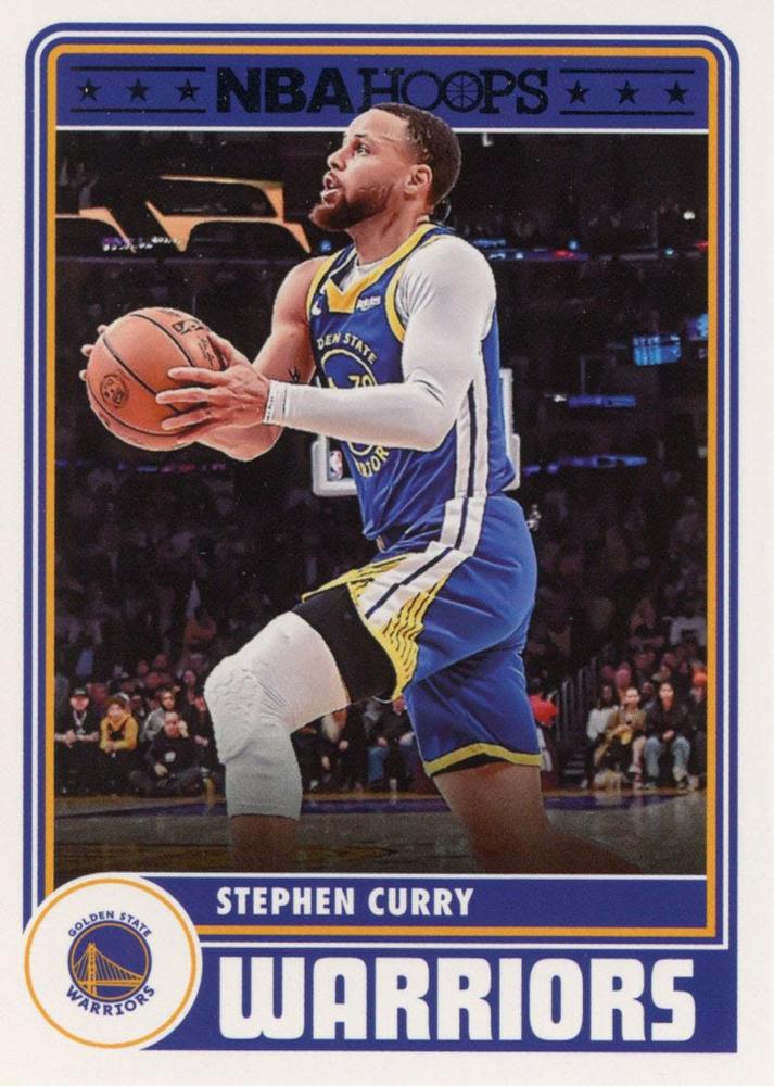 Stephen Curry
HT #292 Golden State Warriors | 2023-24 Hoops | NBA Trading Card