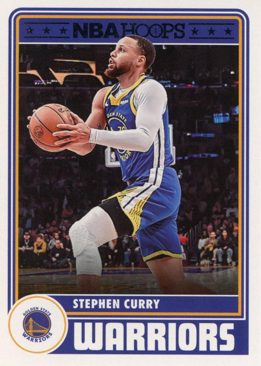 Stephen Curry
HT #292 Golden State Warriors | 2023-24 Hoops | NBA Trading Card