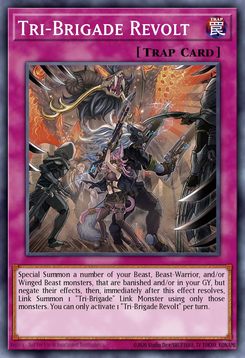 beast warrior cards yugioh TriBrigade Revolt - RA01-EN079 Secret Rare