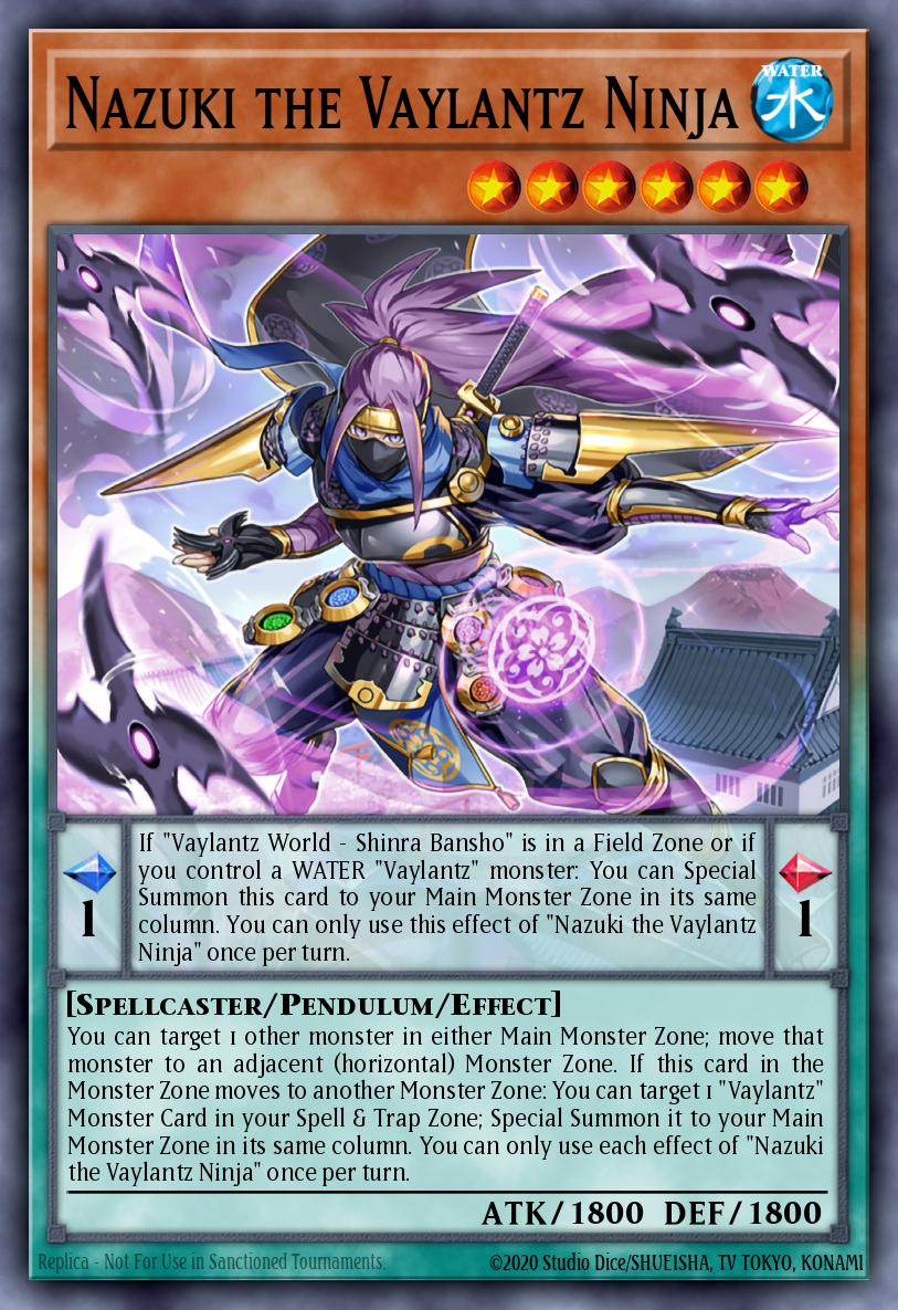 Nazuki the Vaylantz Ninja - TAMA-EN003 Rare
