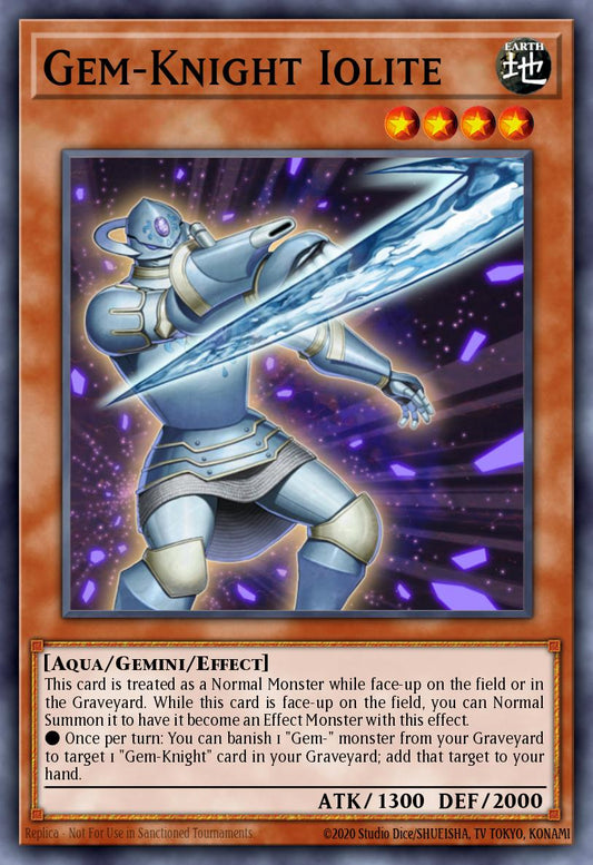 Gem-Knight Iolite - HA06-EN032 Super Rare | Yu-Gi-Oh! Card