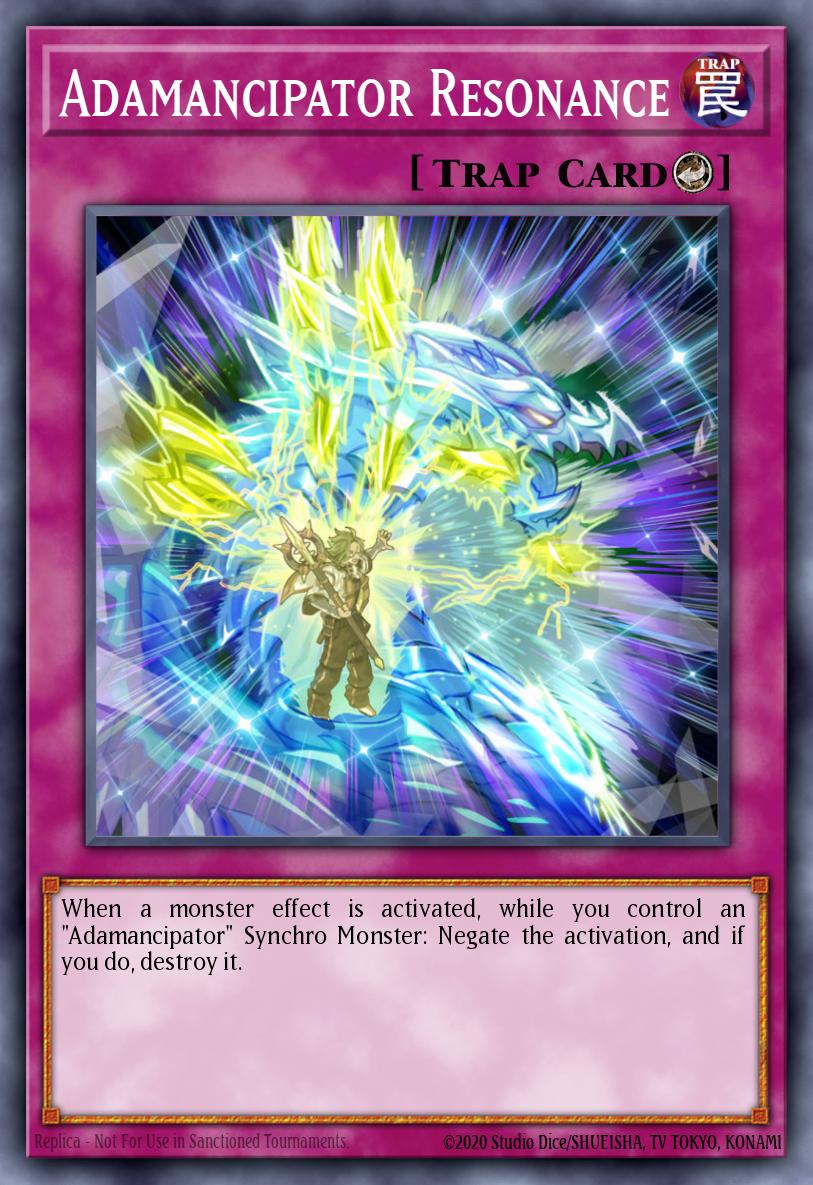 yugioh anti trap cards Adamancipator Resonance - SESL-EN013 Super Rare
