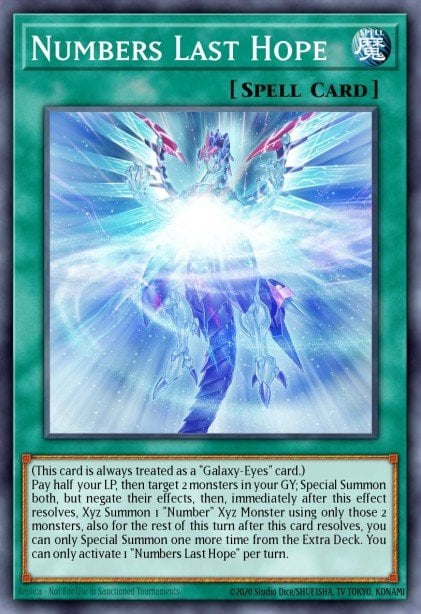 yugioh this card is always treated as Numbers Last Hope - BLMR-EN004 Ultra Rare
