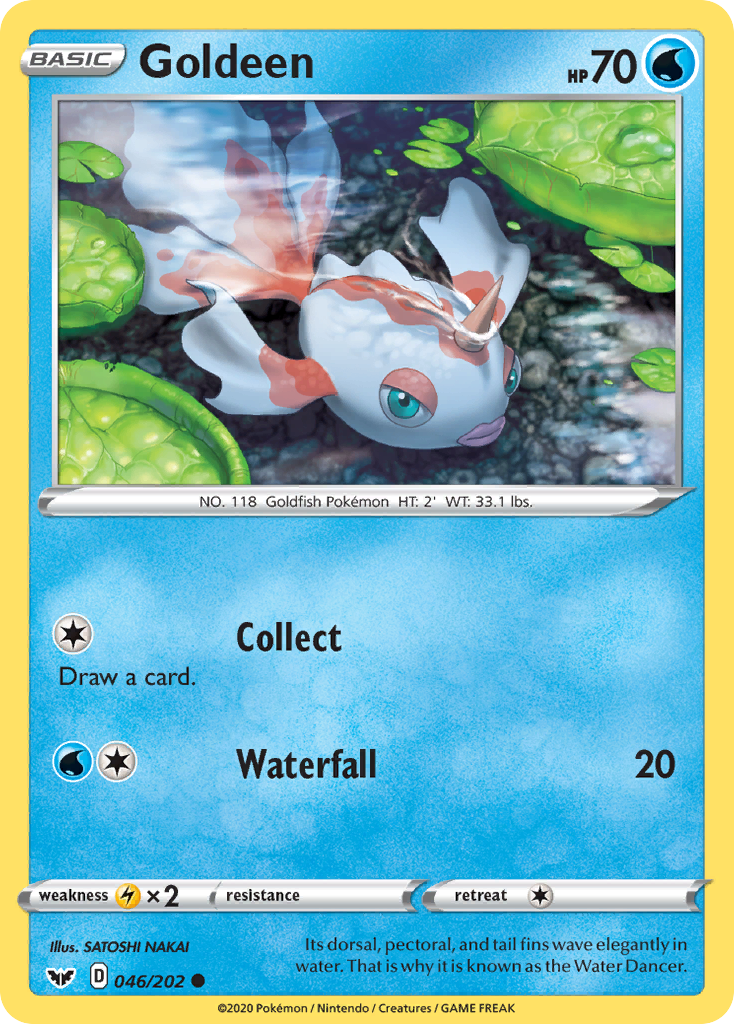 Goldeen 46/202 Common | Sword & Shield | Pokemon Card