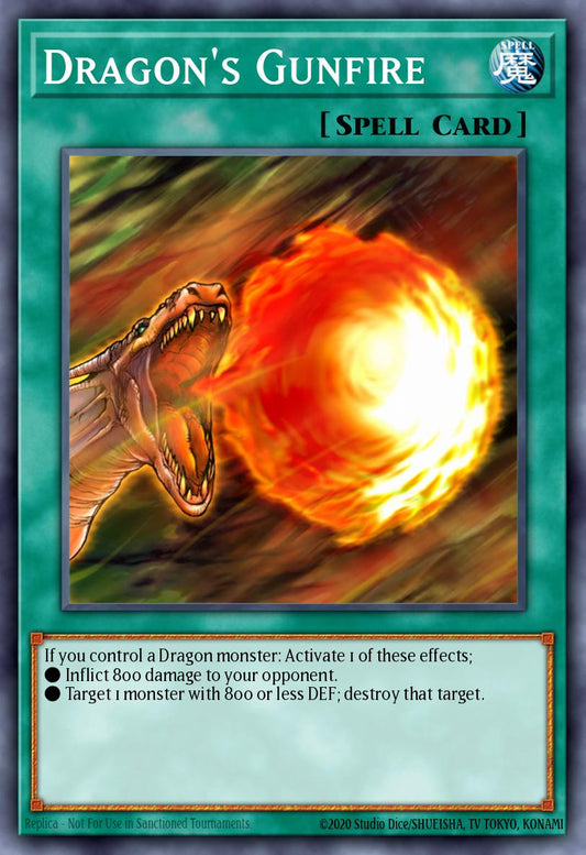 Dragon's Gunfire - MYFI-EN050 Super Rare | Yu-Gi-Oh! Card