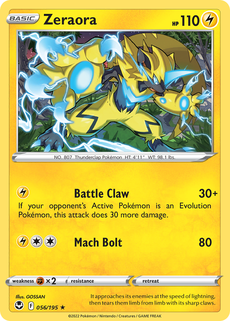 Buy Zeraora Rare | Silver Tempest | Pokemon Card Australia Brickheads Collectables Buy Zeraora Rare | Silver Tempest | Pokemon Card Australia Brickheads Collectables