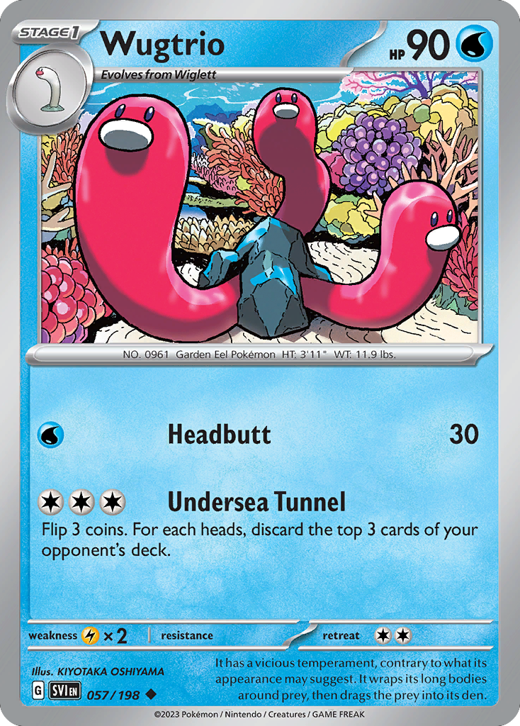 Wugtrio 57/198 Uncommon | Scarlet & Violet | Pokemon Card