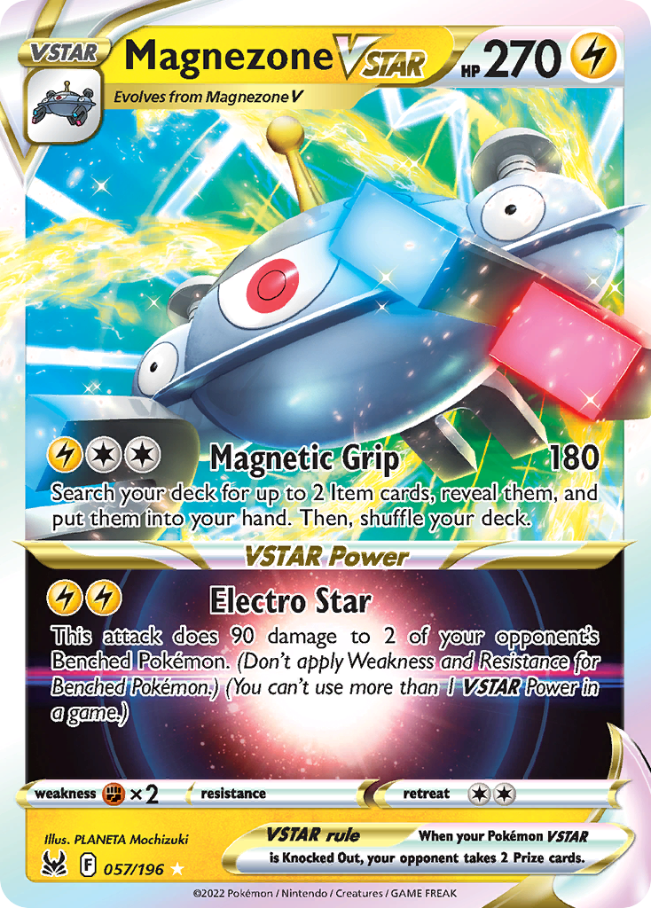 Magnezone VSTAR 57/196 Rare Holo VSTAR | Lost Origin | Pokemon Card