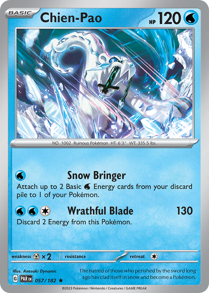 blue pokemon card Buy Chien-Pao Rare | Paradox Rift